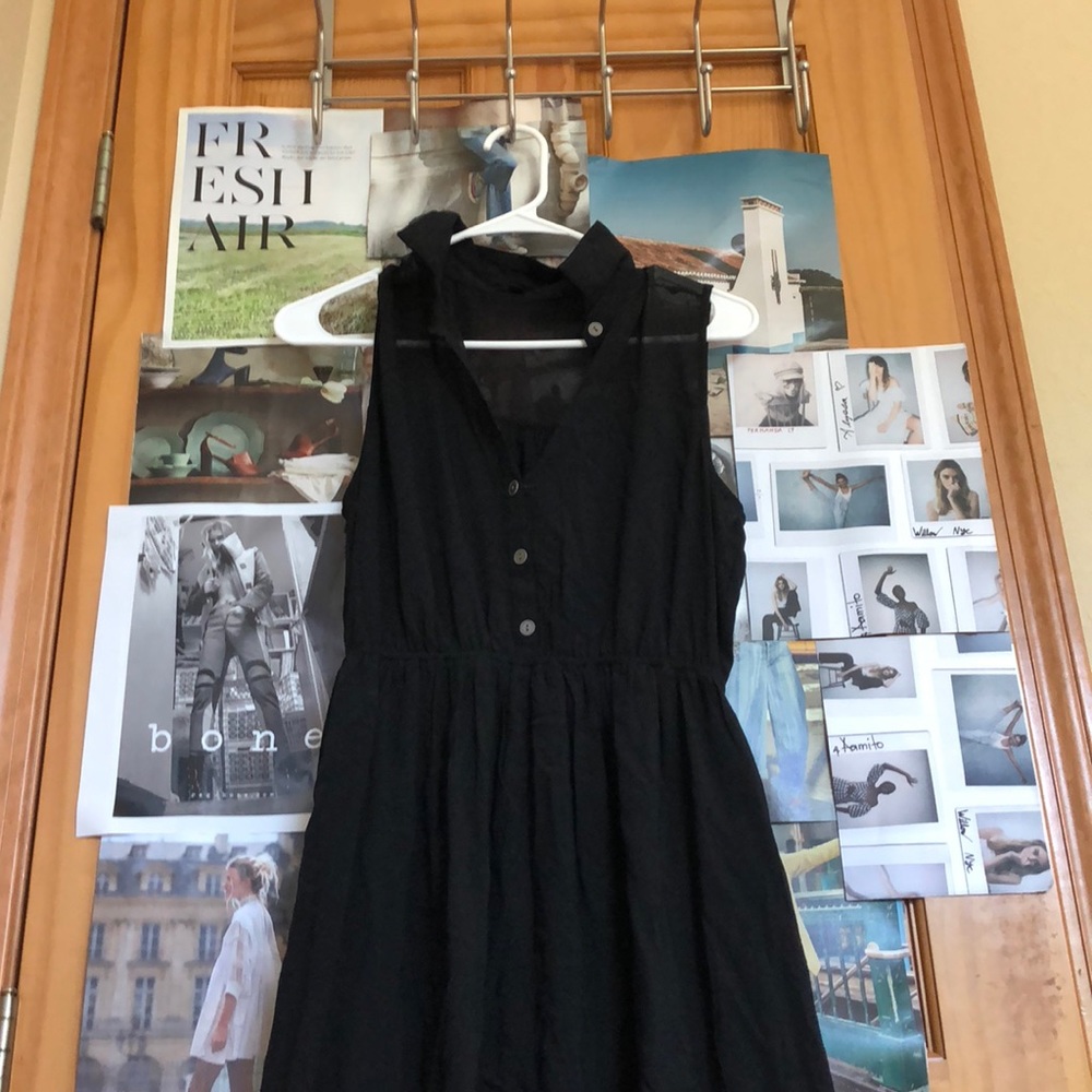 Black casual dress